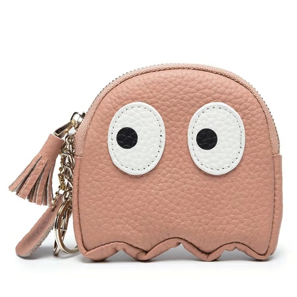 Handbags - Pac-man Dusty Rose Pink Coin Purse